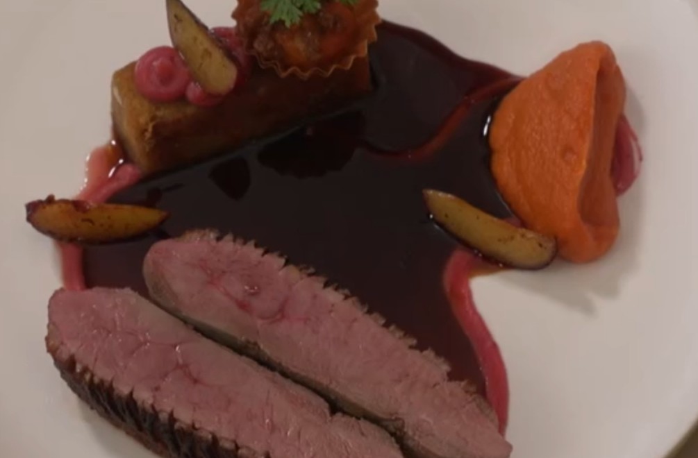 Hlavné jedlo: Kačacie prsia