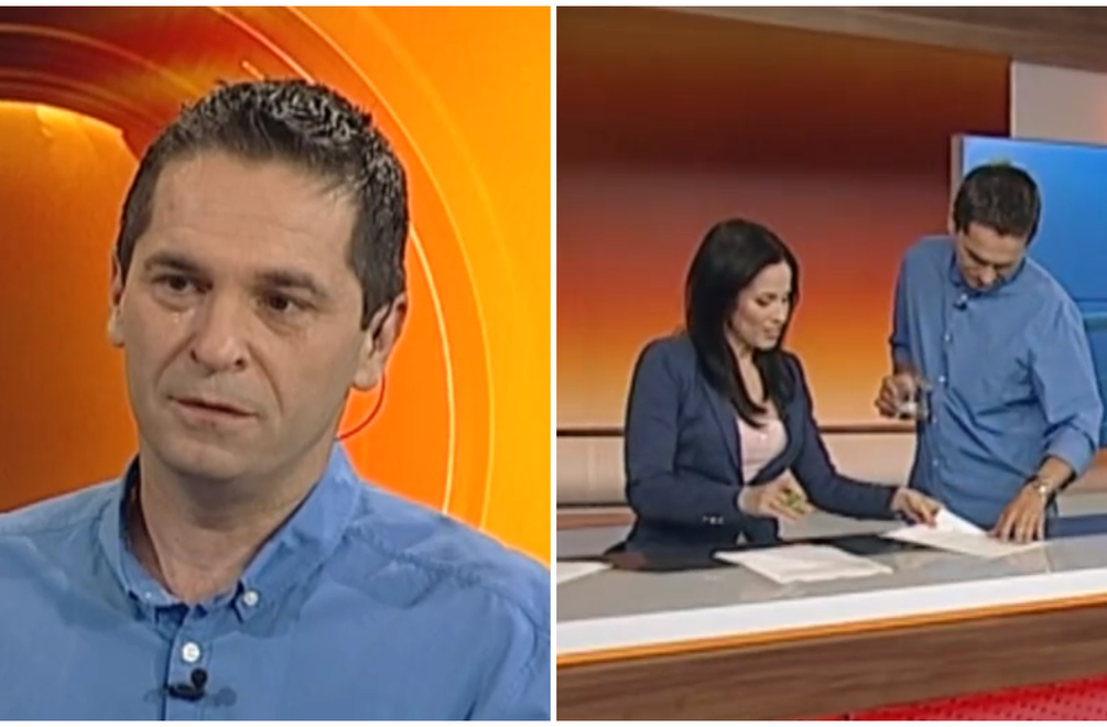 Janko Mečiar sa dusil v živom vysielaní: Správu za neho musela dočítať jeho kolegyňa Andrea!