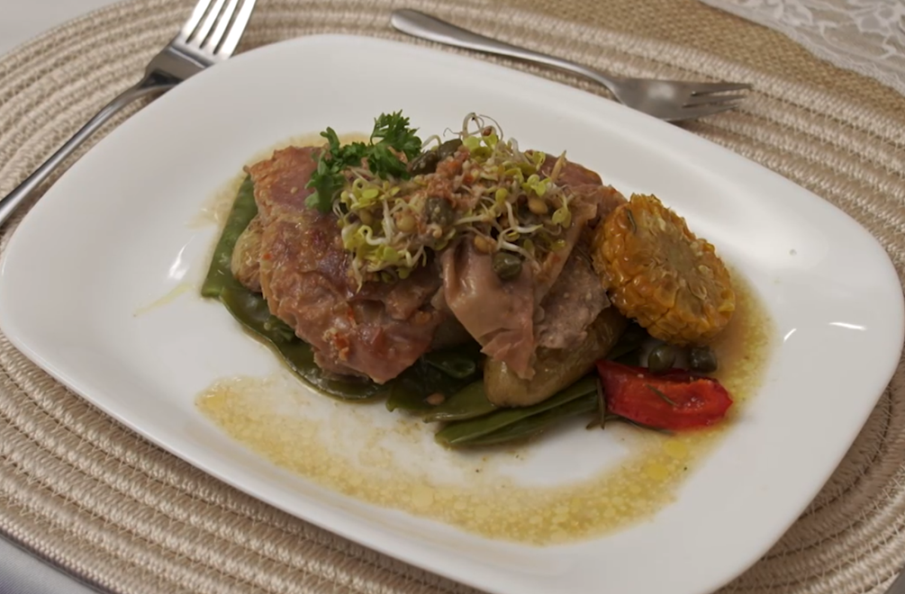 Hlavné jedlo: Saltim bocca a la Martina