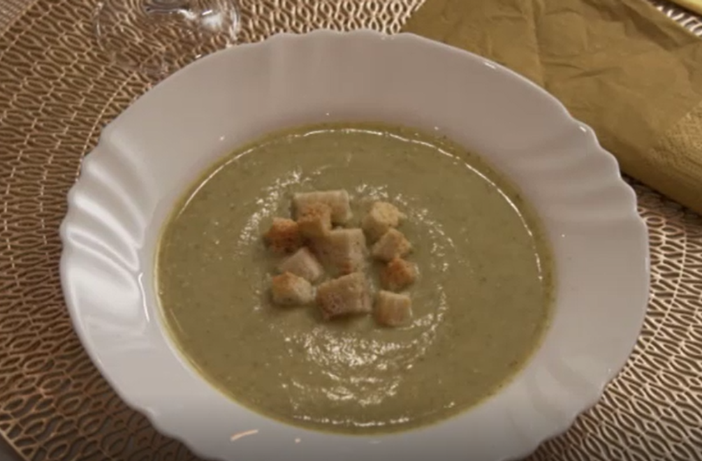 Polievka: Zelené ružičky