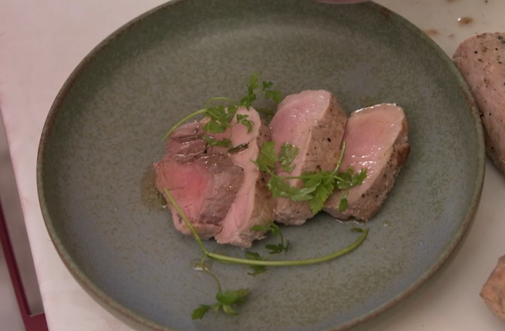 Hlavné jedlo: Na pečených kvetoch