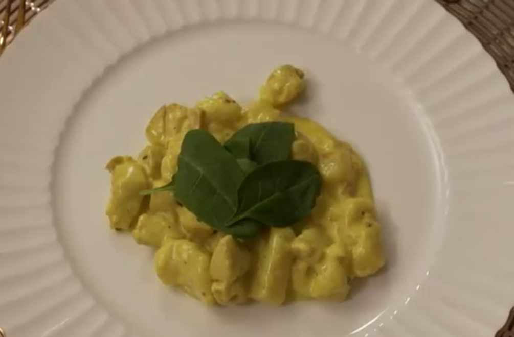 Hlavné jedlo: Pepek na masle