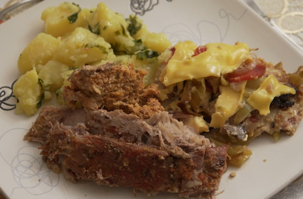 Hlavné jedlo: Krk a bok