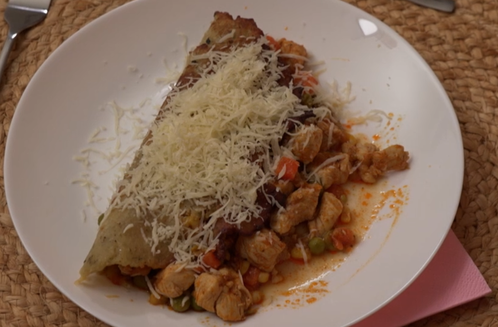 Hlavné jedlo: Preklopená letka