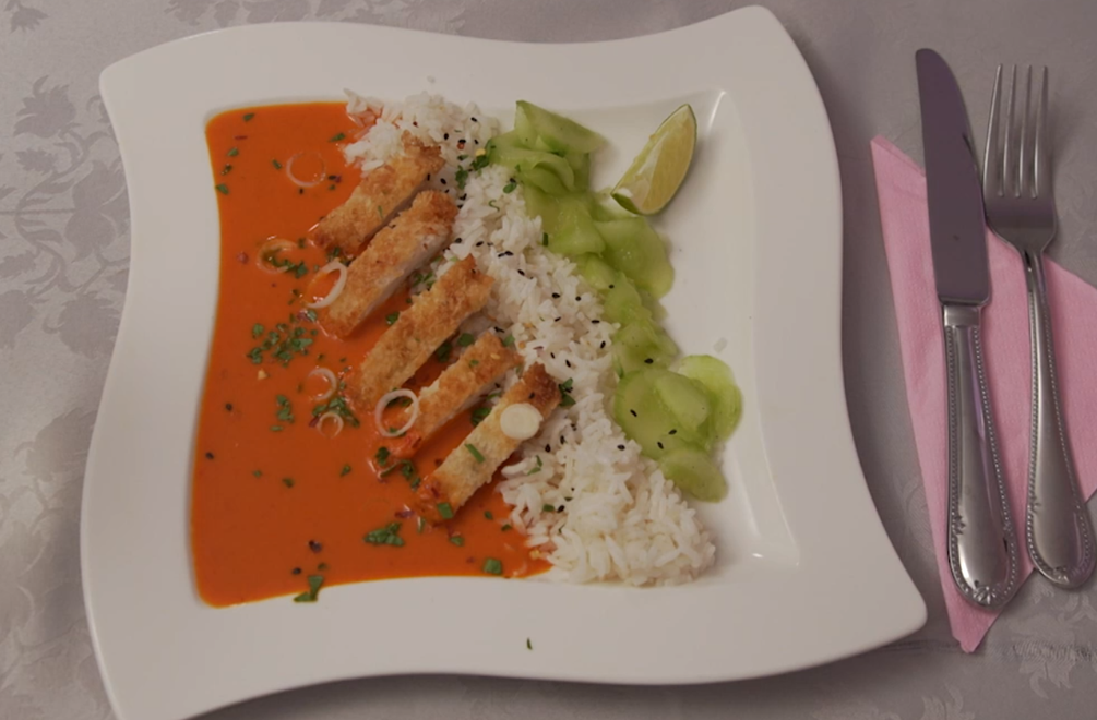 Hlavné jedlo: Žltá na tanieri