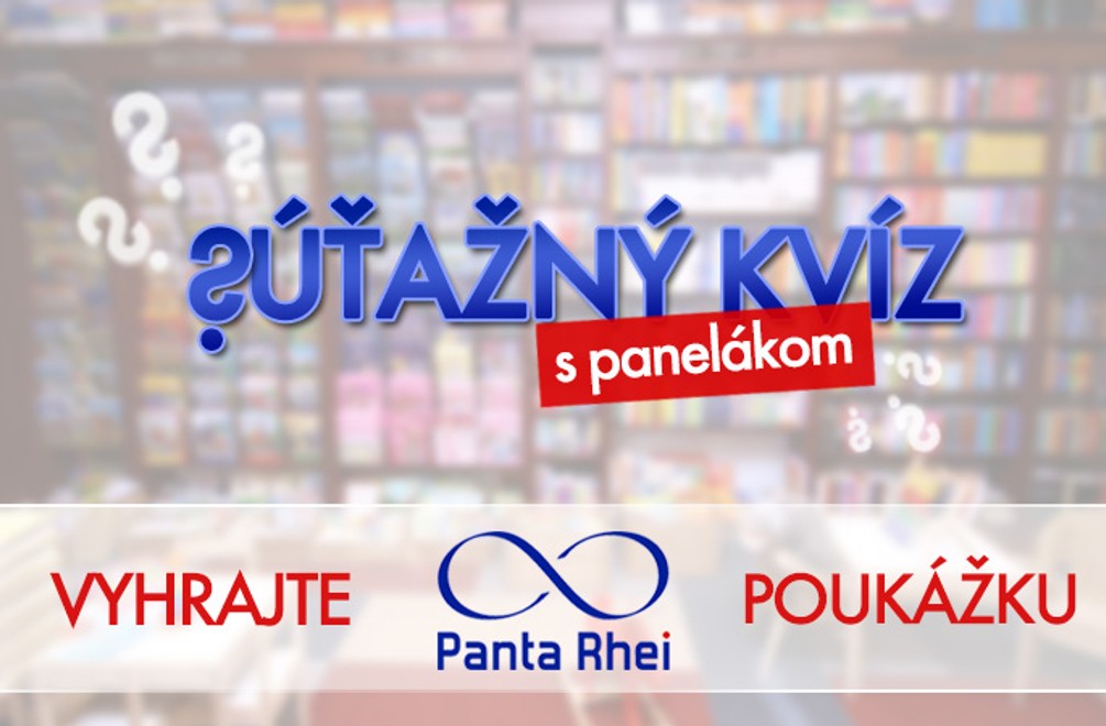 Panelákový kvíz s PANTA RHEI: Súťažte a vyhrajte poukážku na nákup kníh!