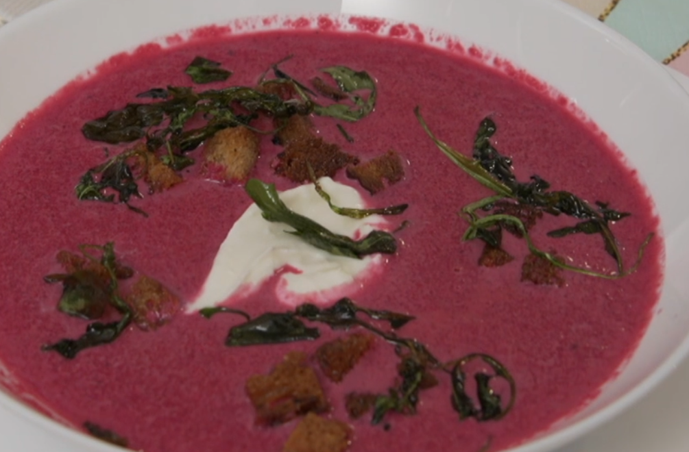 Polievka: Ruženka na koze