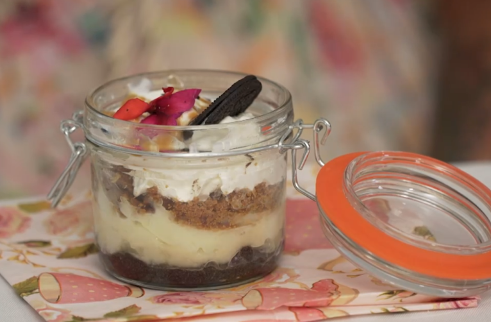 Dezert: Opica v pohári