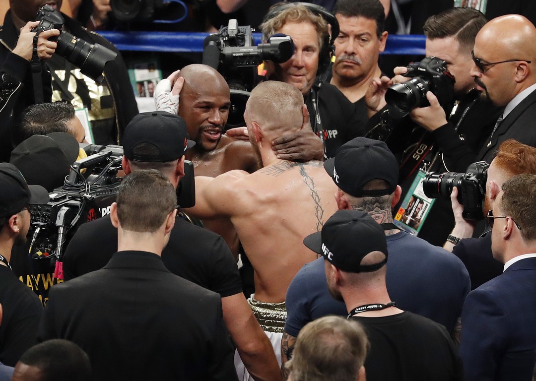 Boxerský zápas Conor McGregor a Floyd Mayweather