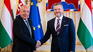 Pellegrini privítal maďarského prezidenta, zhodli sa na potrebe mieru