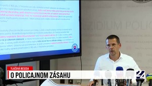 Tlačová beseda vedenia policajného prezídia k zásahu