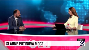 Štúdio 24 s vojenským analytikom o tom, či slabne Putinova moc