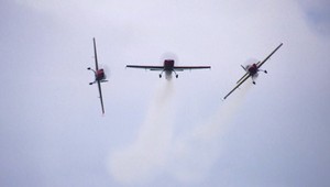 Divadlo na oblohe predviedlo 70 lietadiel. Nechýbali ani špeciálni letci