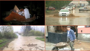 Šok pre východ: Postŕhané strechy a zaplavené ulice