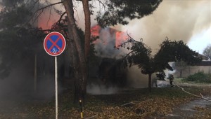 Požiar v Košiciach. Horeli unimobunky