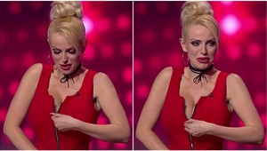 Ups! Sexica Zuzanita neodhadla veľkosť šiat: Svoje vnady do nich napchala a ...