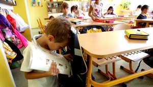 Sklamaných učiteľov podporujú aj malí školáci a študenti