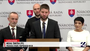 Tlačová beseda strany Progresívne Slovensko k programovému vyhláseniu vlády