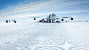 TOTO tu ešte nebolo: V Antarktíde pristál 190-tonový Airbus