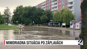 Štúdio 24 o mimoriadnej situácii po záplavách