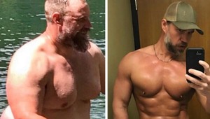 Z obézneho starnúceho otca sa stal bodybuilder s vysekaným telom
