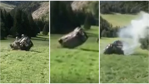 Šokujúce video, z ktorého mrazí: Auto so záchranármi zrazu začalo robiť kotrmelce!