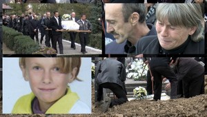 Posledné zbohom Viktorke (†12). Plakala celá obec