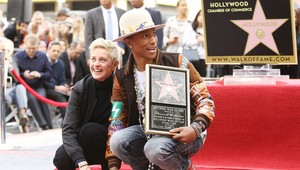 Pharrell Williams (41): Autor hitu Happy dostal hviezdu na Chodníku slávy!