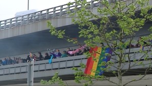 Účastníci dúhového pochodu dorazili do Petržalky