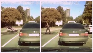 VIDEO. Takto chytajú policajti v Rusku motorkárov