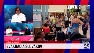 Štúdio 24 o evakuácii turistov
