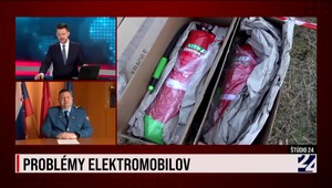 Štúdio 24: Problémy elektromobilov a ich hasenie