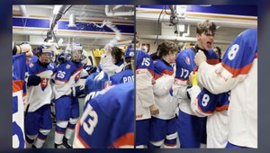 EXKLUZÍVNE ZÁBERY: Divoká radosť v šatni Slovákov po postupe