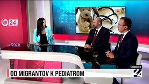 Štúdio 24 o migrácii s Petrom Pčolinským a Erikom Tomášom