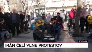 Štúdio 24: Irán čelí vlne protestov