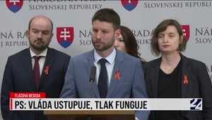 Tlačová beseda PS: Vláda ustupuje, tlak funguje