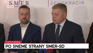 Tlačová beseda strany Smer-SD po pracovnom sneme
