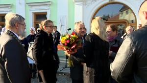 Ministri na čele s premiérom Pellegrinim odhalili v Skalici pamätnú tabulu k 100. výročiu ČSR