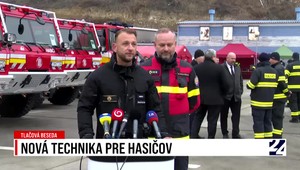Tlačová beseda ministra vnútra o novej technike pre hasičov