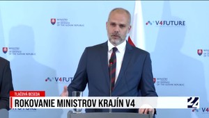 Tlačová beseda ministrov obrany V4 po rokovaní