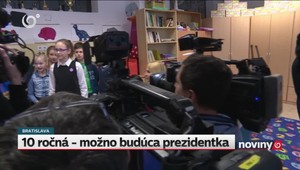 Desaťročná Kristínka má veľké ambície, nahradí prezidenta Andreja Kisku?