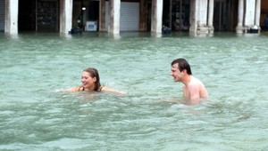 FOTOGALÉRIA. Z námestia Svätého Marka sa stal obrovský bazén!