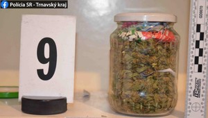 FOTO: Poriadny úlovok polície. V Šoporni zaistili viac ako 800 dávok drogy