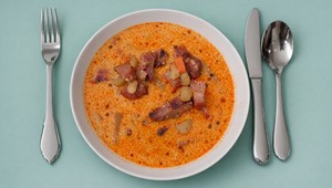 Fazuľovica s údeným mäsom