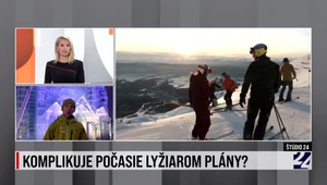 Štúdio 24: Komplikuje počasie lyžiarom plány?