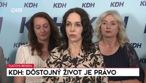 Tlačová beseda KDH: Dôstojný život je právo