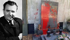 Útok na hrob Klementa Gottwalda a ďalších komunistov: Niekto ho polial červenou farbou