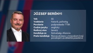 Kandidát na župana v TTSK: József Berényi