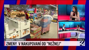 Štúdio 24 o zmenách v nakupovaní od Nežnej revolúcie