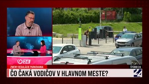 Štúdio 24 o zmenách v parkovaní v Bratislave